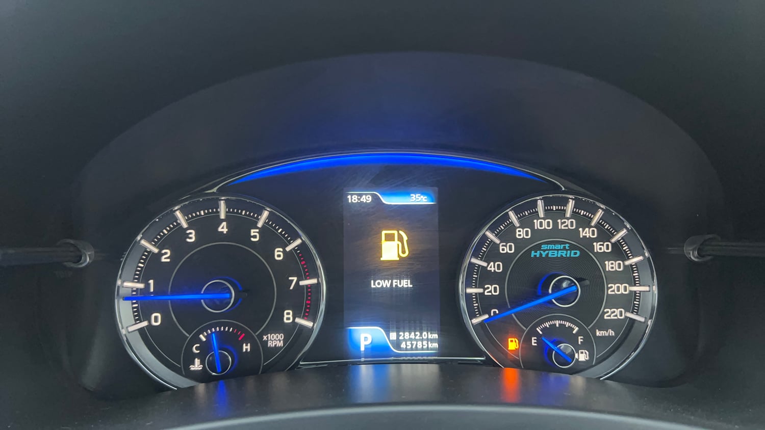 Used 2020 Maruti Suzuki Ciaz Alpha 1.5 AT Petrol Automatic interior CLUSTERMETER VIEW