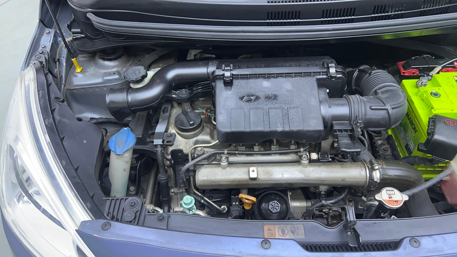Used 2016 Hyundai Grand i10 Sportz 1.1 CRDi Diesel Manual engine ENGINE RIGHT SIDE VIEW