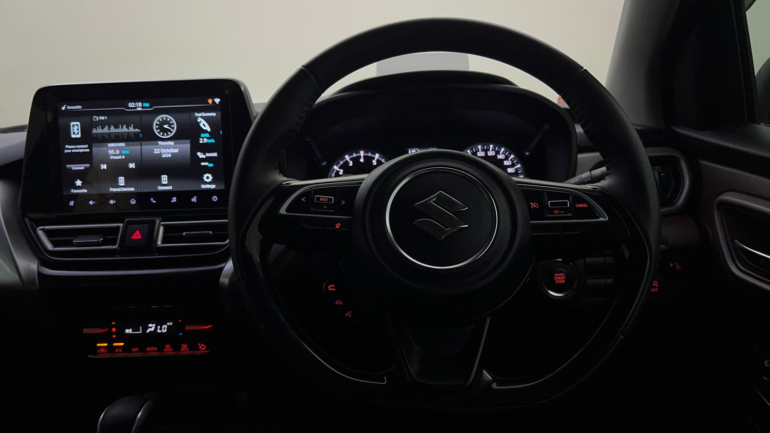 Used 2024 Maruti Suzuki Fronx Alpha 1.0L Turbo 6 AT Petrol Automatic interior STEERING VIEW
