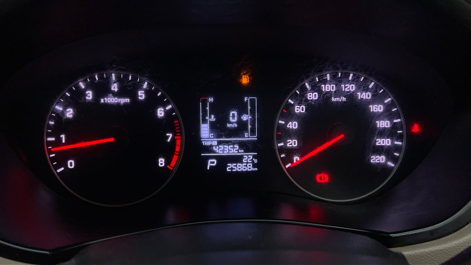 Used 2019 Hyundai Elite i20 Sportz Plus 1.2 CVT Petrol Automatic interior CLUSTERMETER VIEW