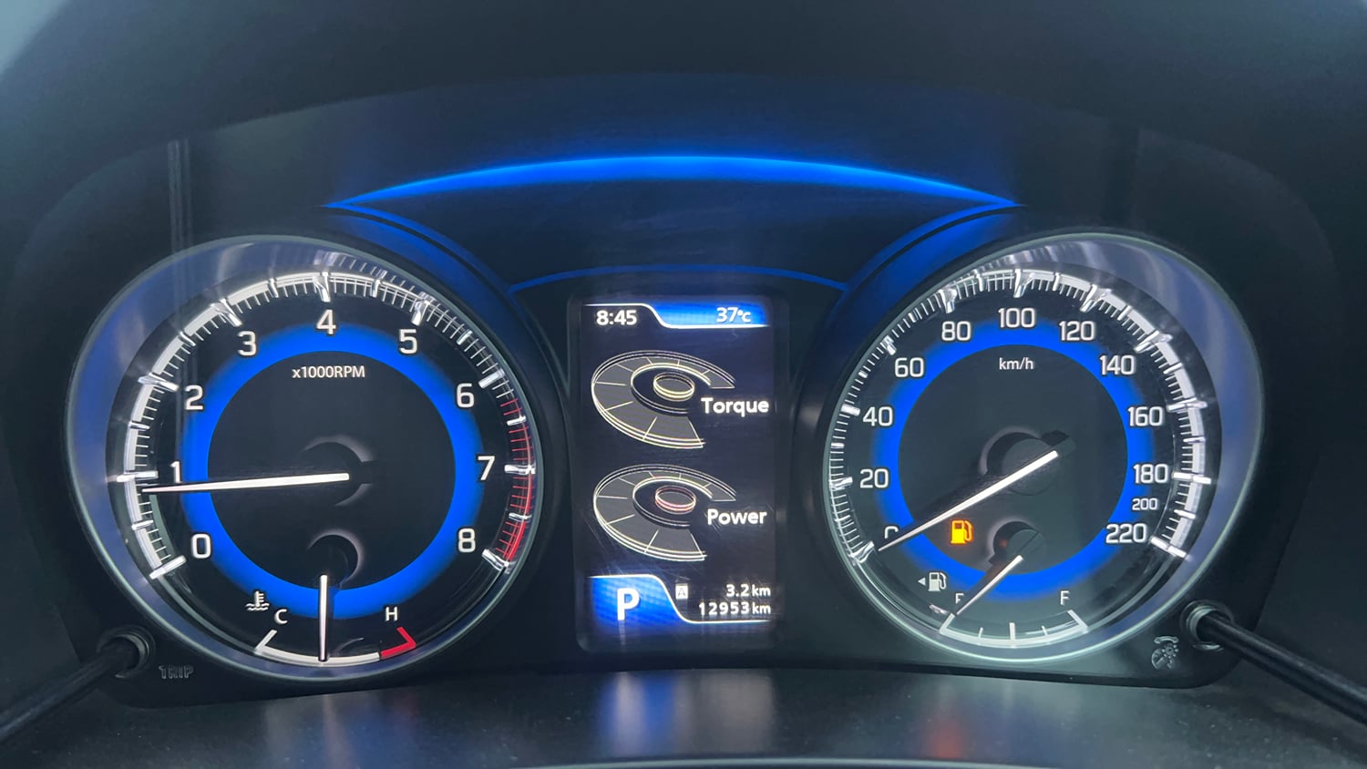 Used 2017 Maruti Suzuki Baleno Zeta 1.2 AT Petrol Automatic interior CLUSTERMETER VIEW