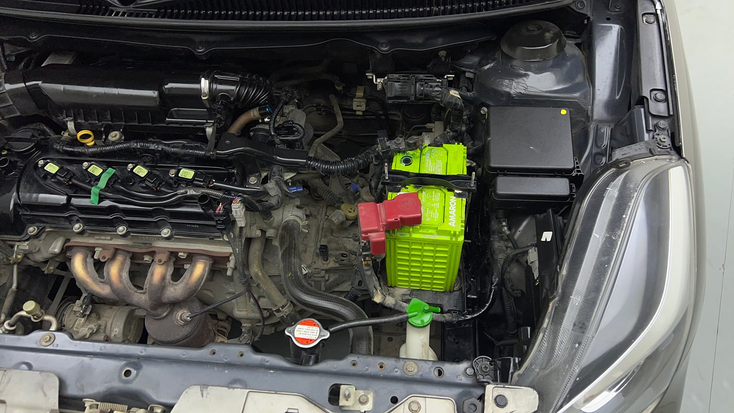 Used 2020 Maruti Suzuki Baleno Alpha Petrol Manual engine ENGINE LEFT SIDE VIEW