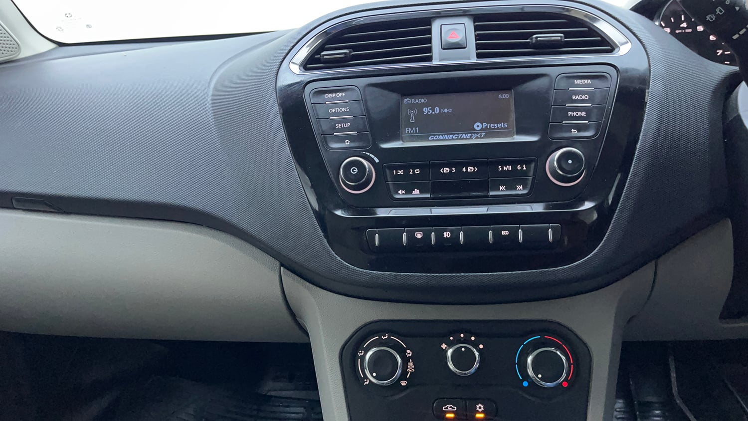 Used 2018 Tata Tiago Revotron XZ Petrol Manual interior MUSIC SYSTEM & AC CONTROL VIEW