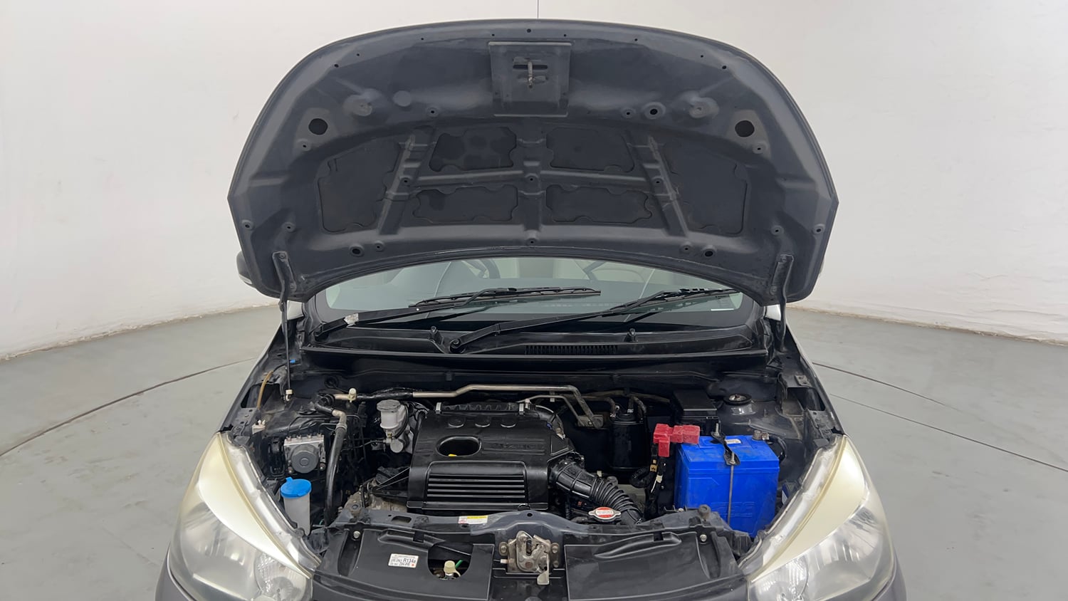 Used 2017 Maruti Suzuki Celerio ZXI (O) AMT Petrol Automatic engine ENGINE & BONNET OPEN FRONT VIEW