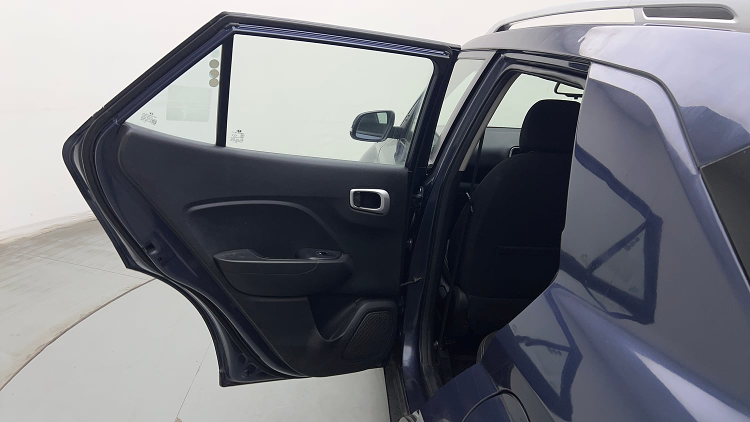 Used 2019 Hyundai Venue SX Plus 1.0 Turbo DCT Petrol Automatic interior LEFT REAR DOOR OPEN VIEW