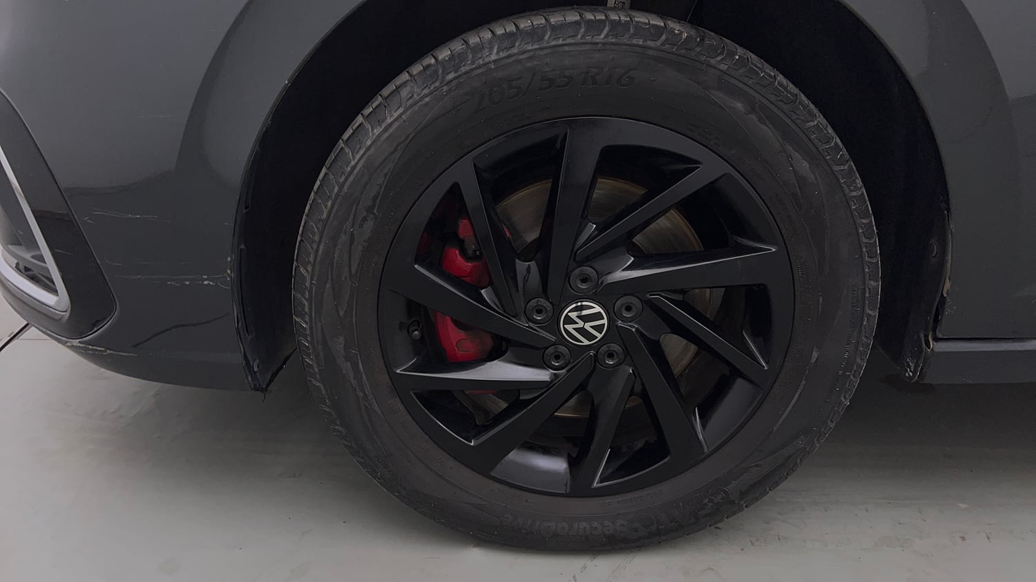 Used 2022 Volkswagen Virtus GT Plus 1.5 TSI EVO DSG Petrol Automatic tyres LEFT FRONT TYRE RIM VIEW
