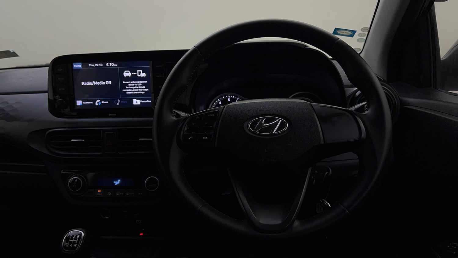 Used 2021 Hyundai Grand i10 Nios Sportz 1.2 Kappa VTVT Dual Tone Petrol Manual interior STEERING VIEW