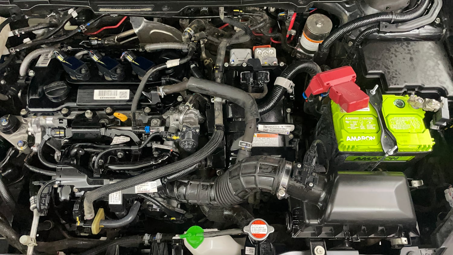 Used 2023 Maruti Suzuki Grand Vitara Zeta Plus Intelligent Hybrid eCVT Hybrid Automatic engine ENGINE LEFT SIDE VIEW