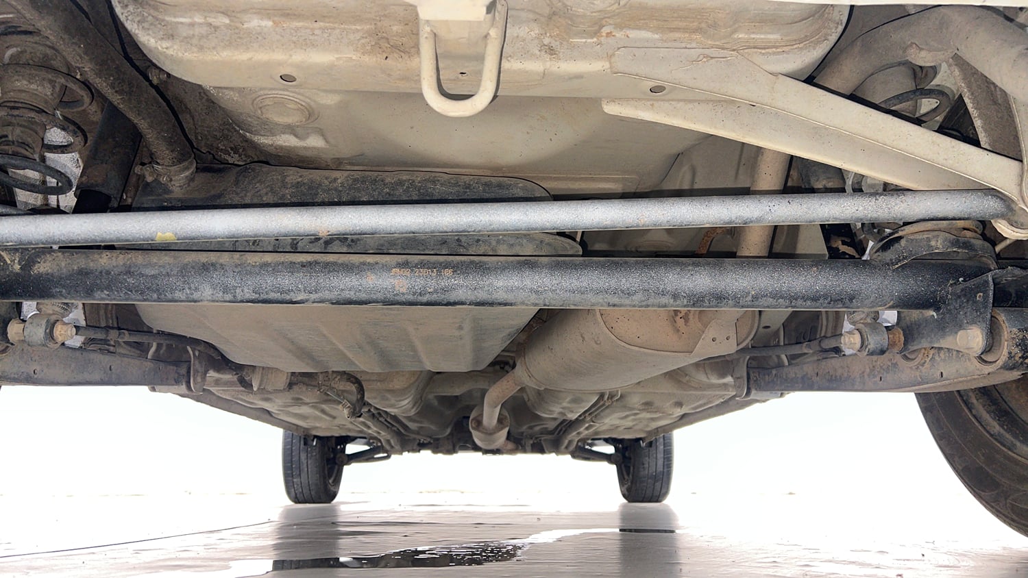 Used 2013 Maruti Suzuki Alto K10 VXi Petrol Manual extra REAR UNDERBODY VIEW (TAKEN FROM REAR)