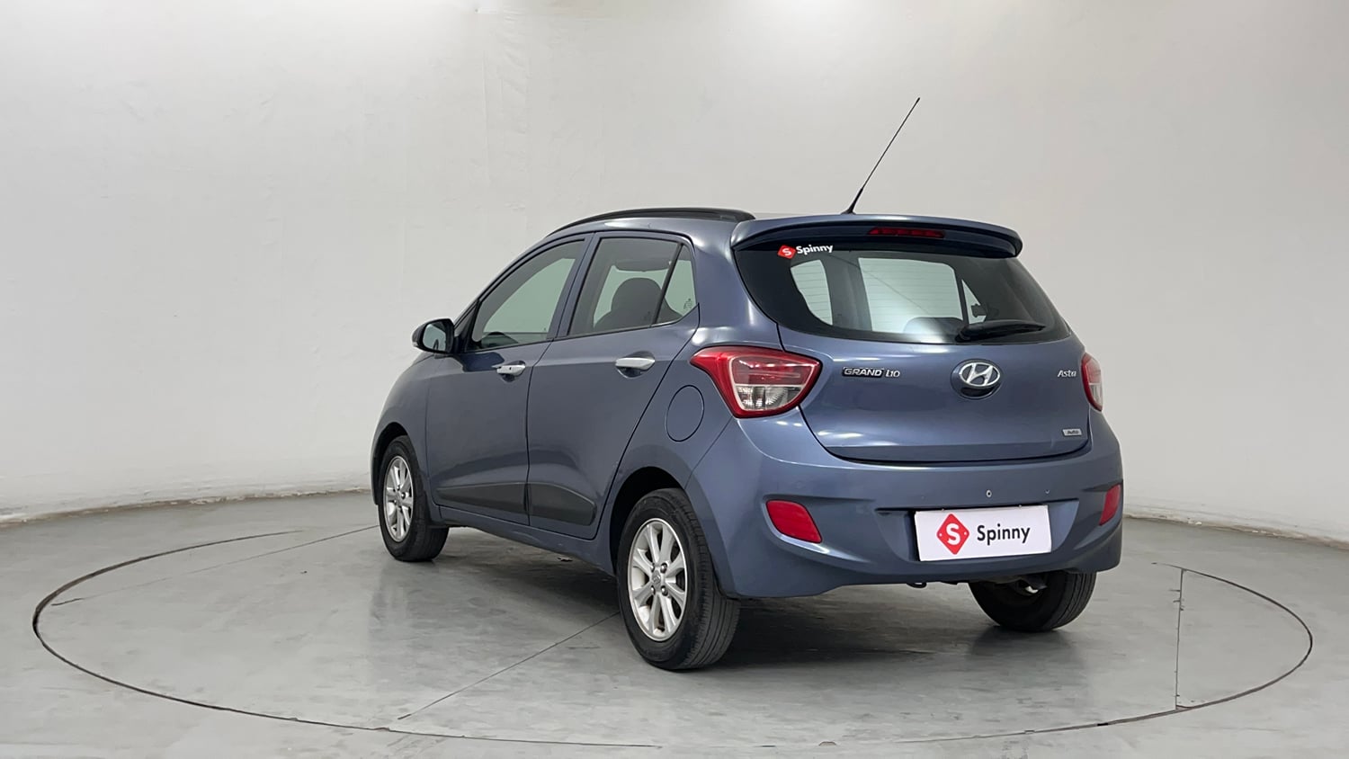 Used 2015 Hyundai Grand i10 Asta AT 1.2 Kappa VTVT Petrol Automatic exterior LEFT REAR CORNER VIEW