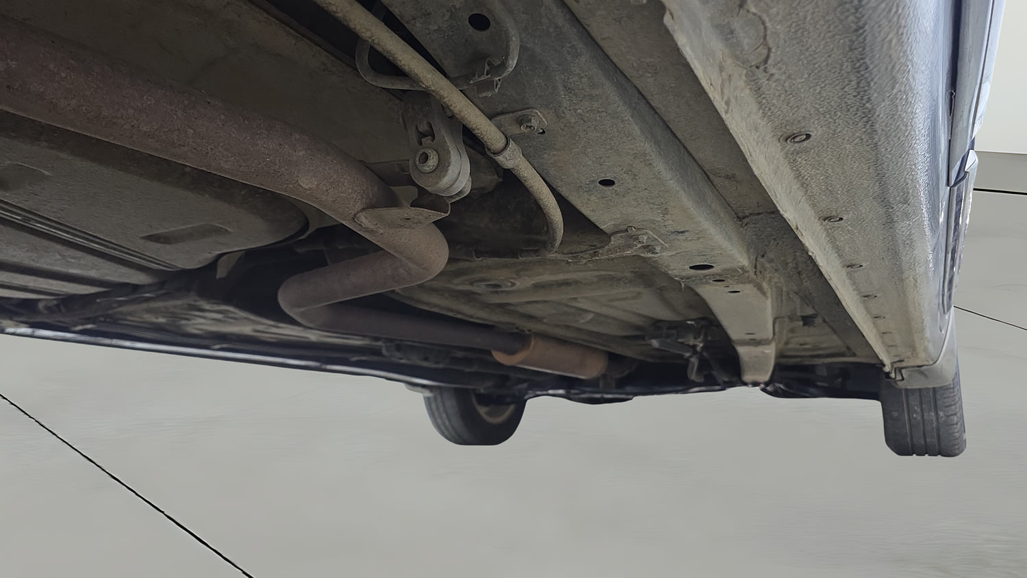 Used 2020 Maruti Suzuki New Ertiga ZXi Petrol Manual extra REAR RIGHT UNDERBODY VIEW
