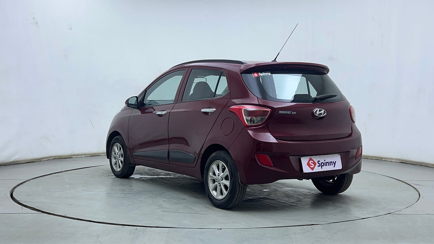Used 2016 Hyundai Grand i10 Asta 1.2 Kappa VTVT Petrol Manual exterior LEFT REAR CORNER VIEW