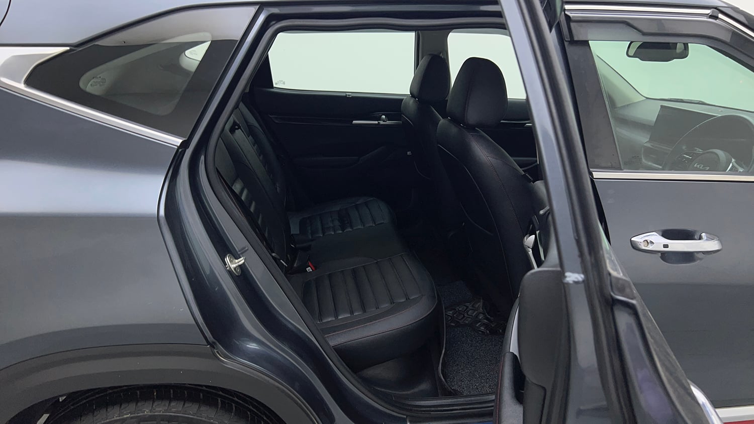 Used 2023 Kia Seltos GTX Plus 1.4 Petrol Manual interior RIGHT SIDE REAR DOOR CABIN VIEW