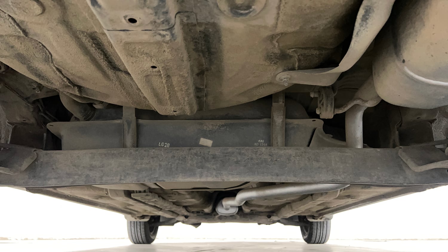 Used 2016 Hyundai Grand i10 Sportz 1.2 Kappa VTVT Petrol Manual extra REAR UNDERBODY VIEW (TAKEN FROM REAR)