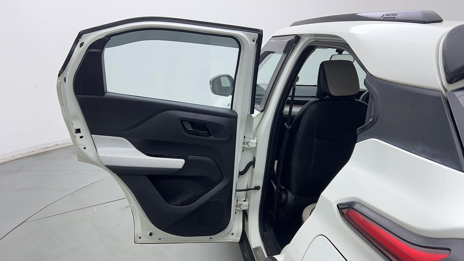 Used 2023 Tata Punch Accomplished AMT Petrol Automatic interior LEFT REAR DOOR OPEN VIEW