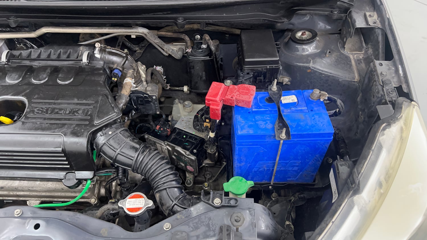 Used 2017 Maruti Suzuki Celerio ZXI (O) AMT Petrol Automatic engine ENGINE LEFT SIDE VIEW