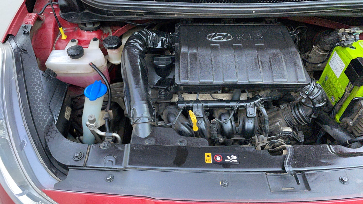 Used 2021 Hyundai Grand i10 Nios Asta AMT 1.2 Kappa VTVT Petrol Automatic engine ENGINE RIGHT SIDE VIEW