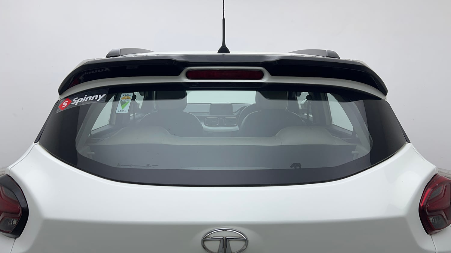 Used 2023 Tata Punch Accomplished AMT Petrol Automatic exterior BACK WINDSHIELD VIEW