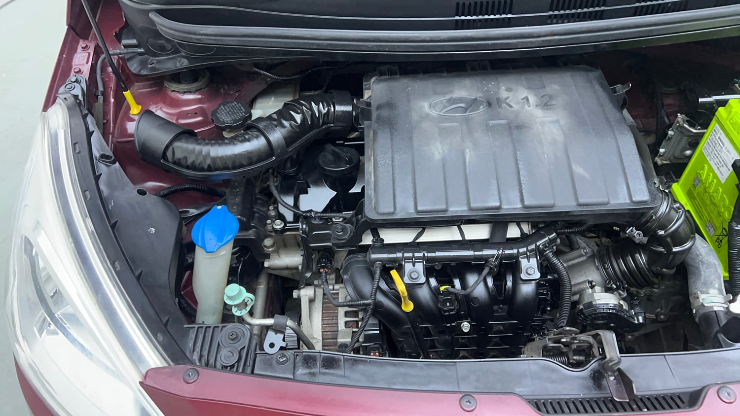 Used 2016 Hyundai Grand i10 Asta 1.2 Kappa VTVT Petrol Manual engine ENGINE RIGHT SIDE VIEW