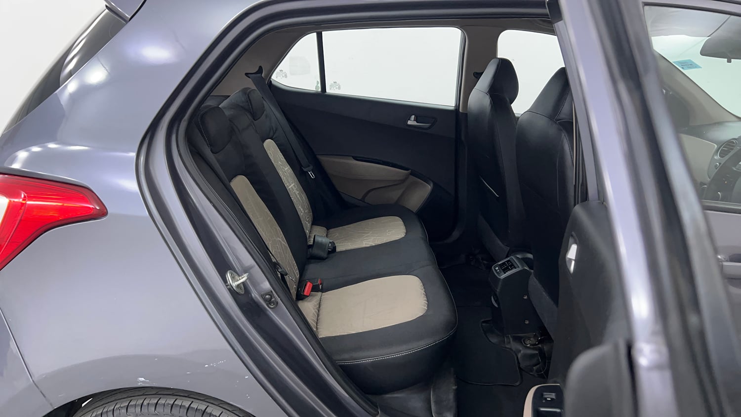 Used 2016 Hyundai Grand i10 Sportz 1.2 Kappa VTVT Petrol Manual interior RIGHT SIDE REAR DOOR CABIN VIEW