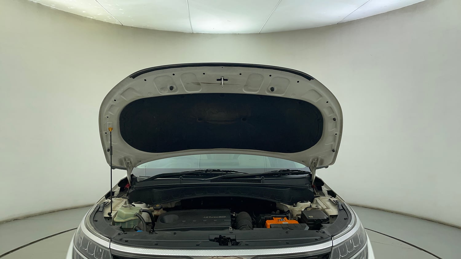 Used 2019 Kia Seltos GTX Plus 1.4 Petrol Manual engine ENGINE & BONNET OPEN FRONT VIEW