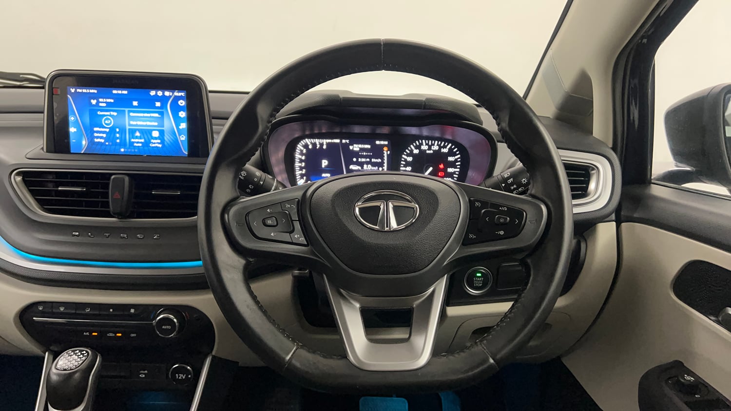 Used 2022 Tata Altroz XZA Petrol Petrol Automatic interior STEERING VIEW