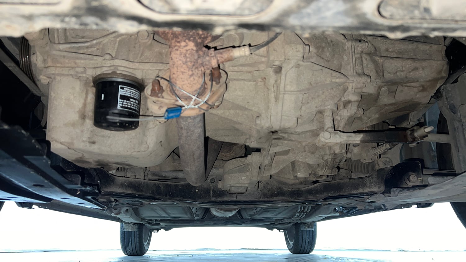 Used 2020 Maruti Suzuki Baleno Alpha Petrol Manual extra FRONT LEFT UNDERBODY VIEW