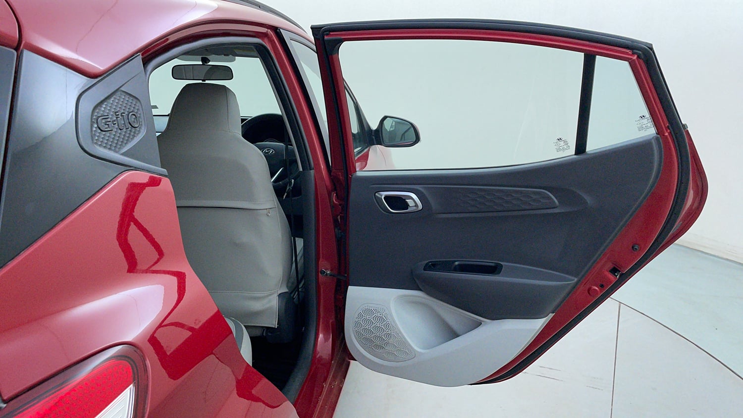 Used 2021 Hyundai Grand i10 Nios Asta AMT 1.2 Kappa VTVT Petrol Automatic interior RIGHT REAR DOOR OPEN VIEW