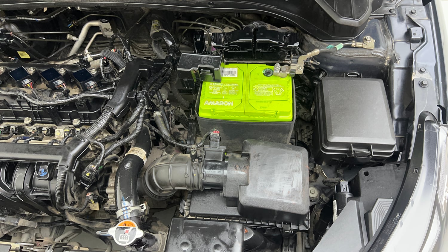 Used 2023 Hyundai New i20 Asta (O) 1.2 MT Petrol Manual engine ENGINE LEFT SIDE VIEW