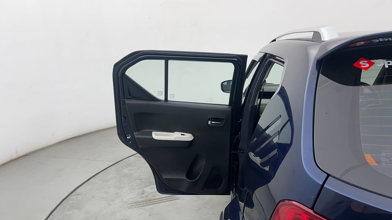 Used 2022 Maruti Suzuki Ignis Zeta 1.2 MT Petrol Manual interior LEFT REAR DOOR OPEN VIEW