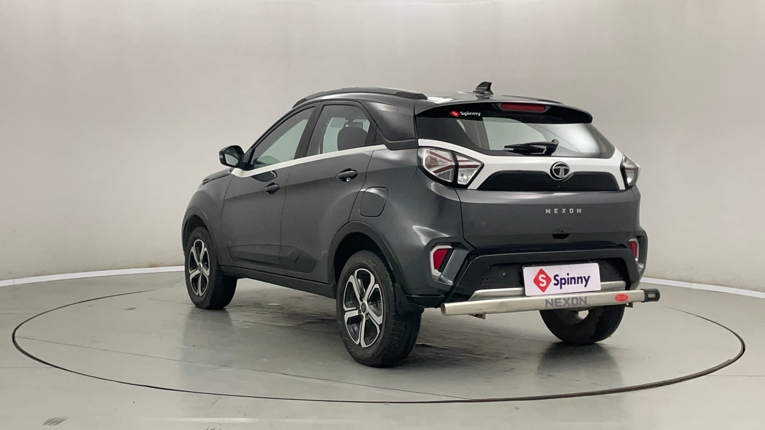 Used 2023 Tata Nexon XZ Plus Petrol Manual exterior LEFT REAR CORNER VIEW