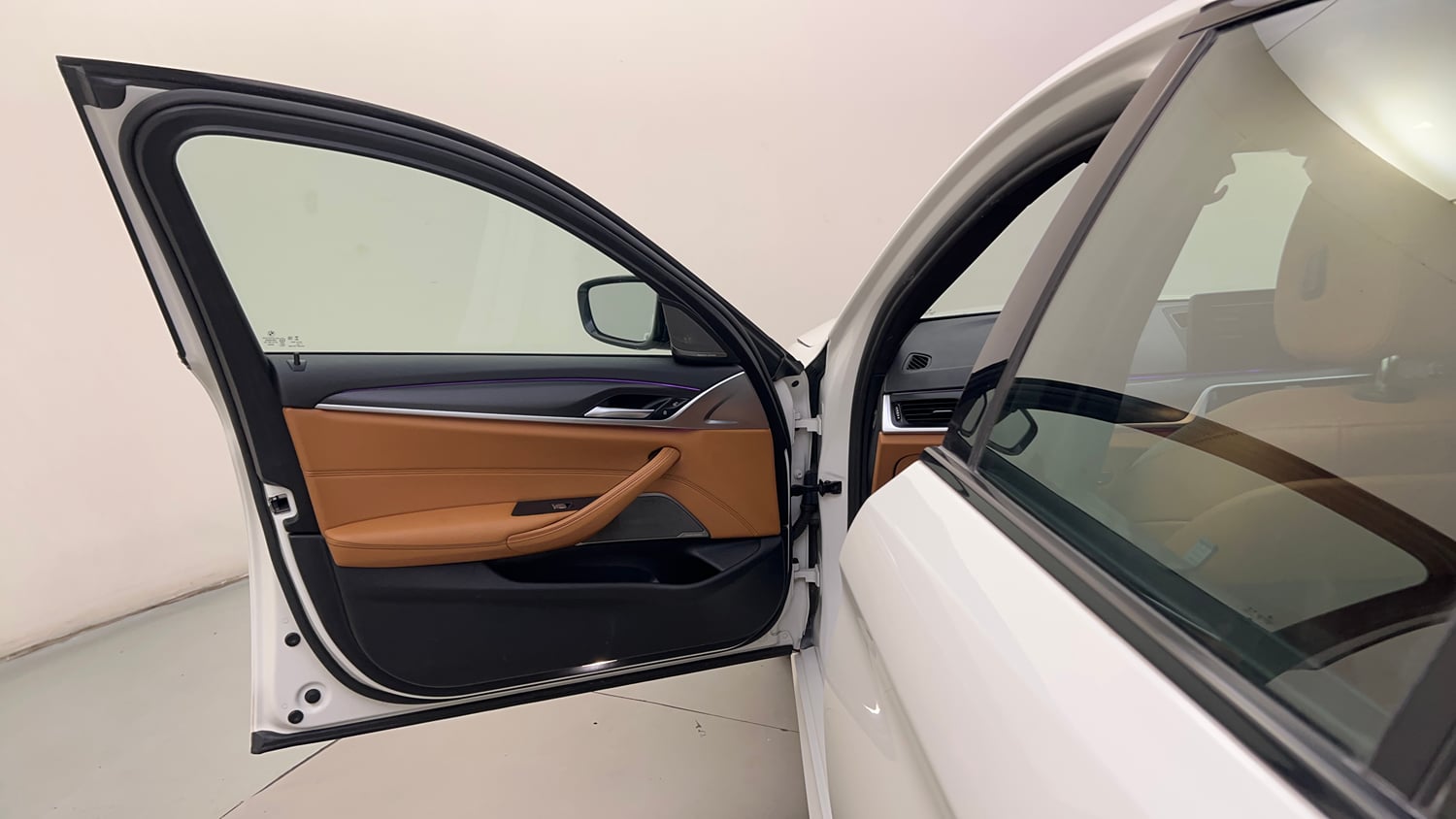 Used 2022 BMW 5 Series Carbon Edition Petrol Automatic interior LEFT FRONT DOOR OPEN VIEW