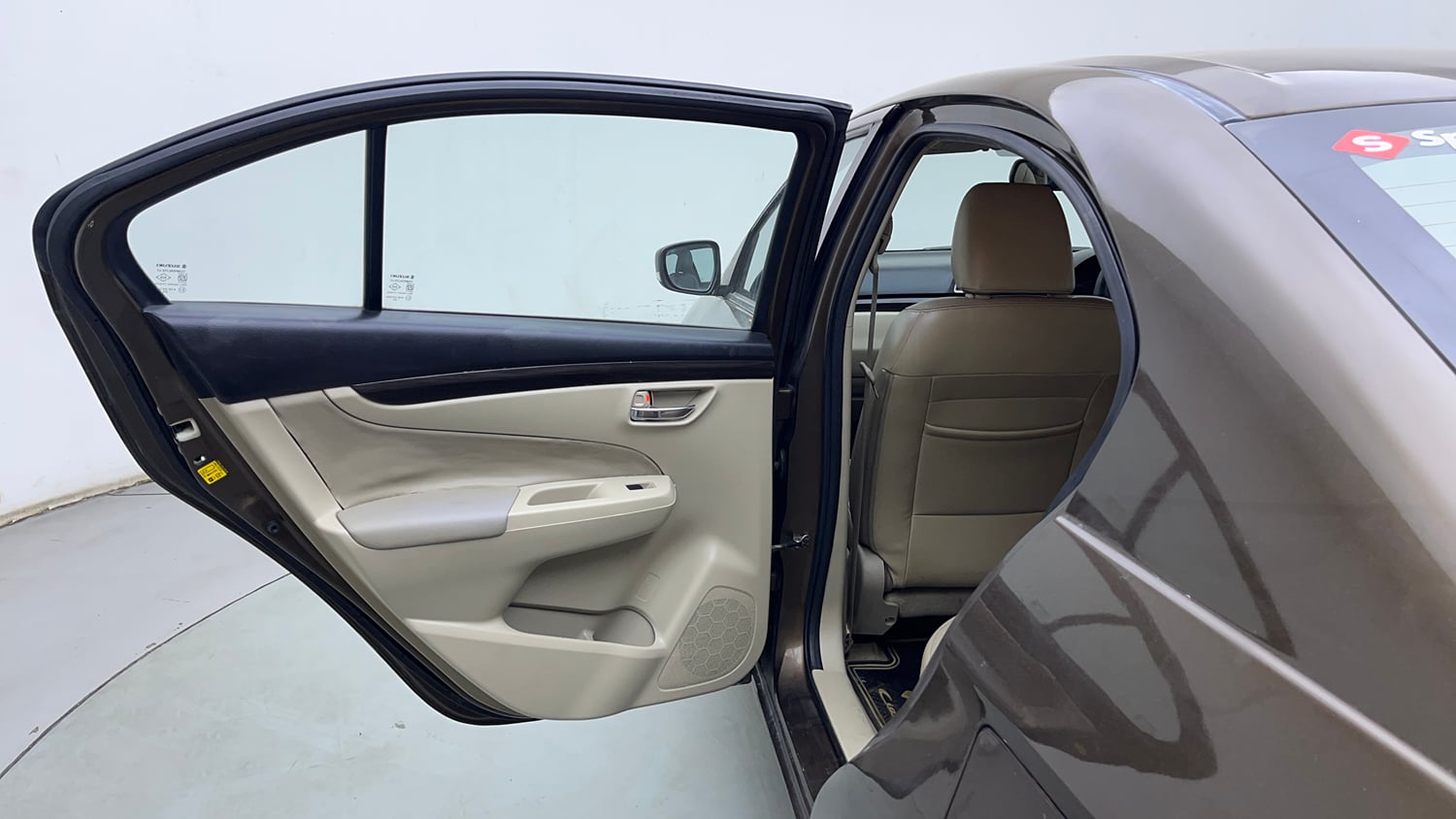 Used 2017 Maruti Suzuki Ciaz ZXI+ Petrol Manual interior LEFT REAR DOOR OPEN VIEW