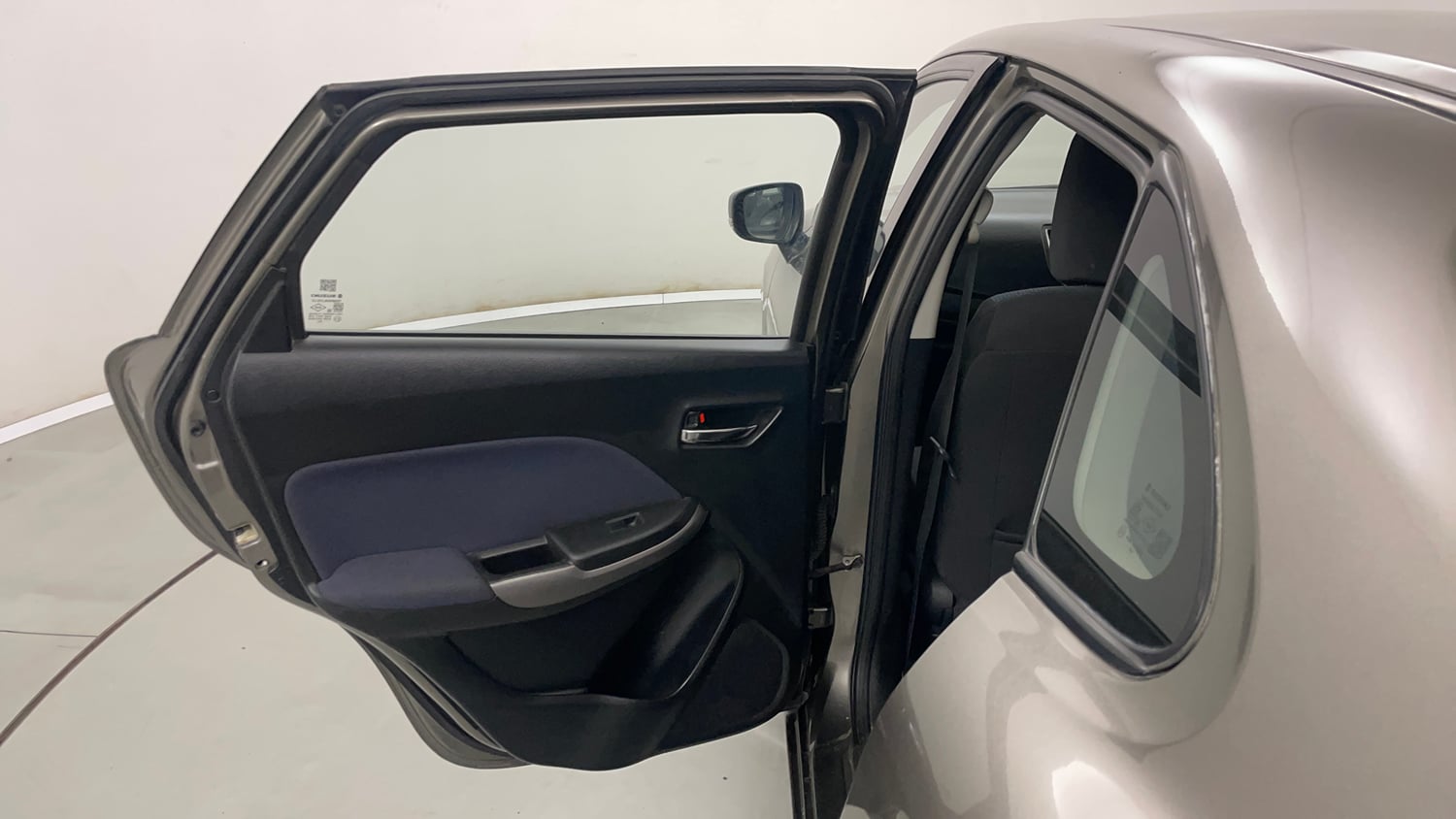 Used 2019 Maruti Suzuki Baleno Delta Petrol Manual interior LEFT REAR DOOR OPEN VIEW