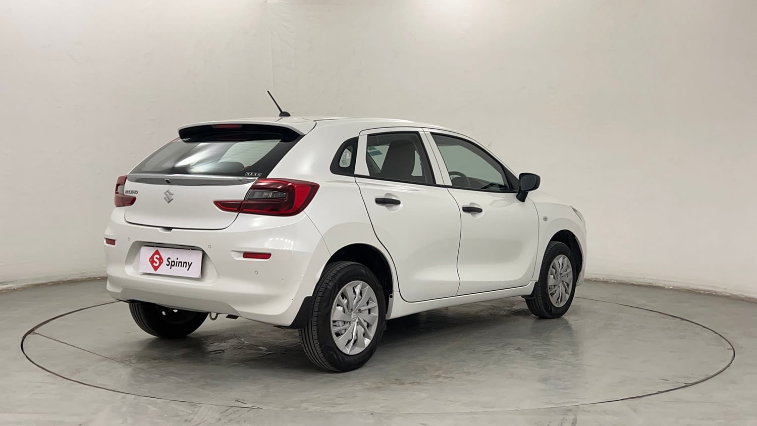 Used 2026 Maruti Suzuki Baleno Sigma MT Petrol Manual exterior RIGHT REAR CORNER VIEW