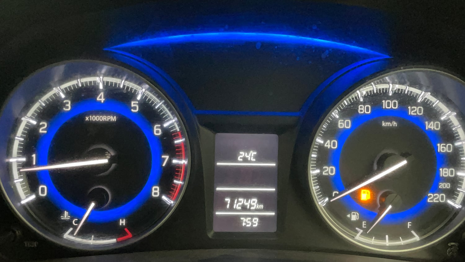 Used 2019 Maruti Suzuki Baleno Delta Petrol Manual interior CLUSTERMETER VIEW