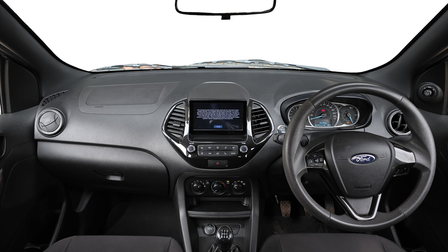 Used 2021 Ford Freestyle Titanium 1.2 Ti-VCT Petrol Manual interior DASHBOARD VIEW