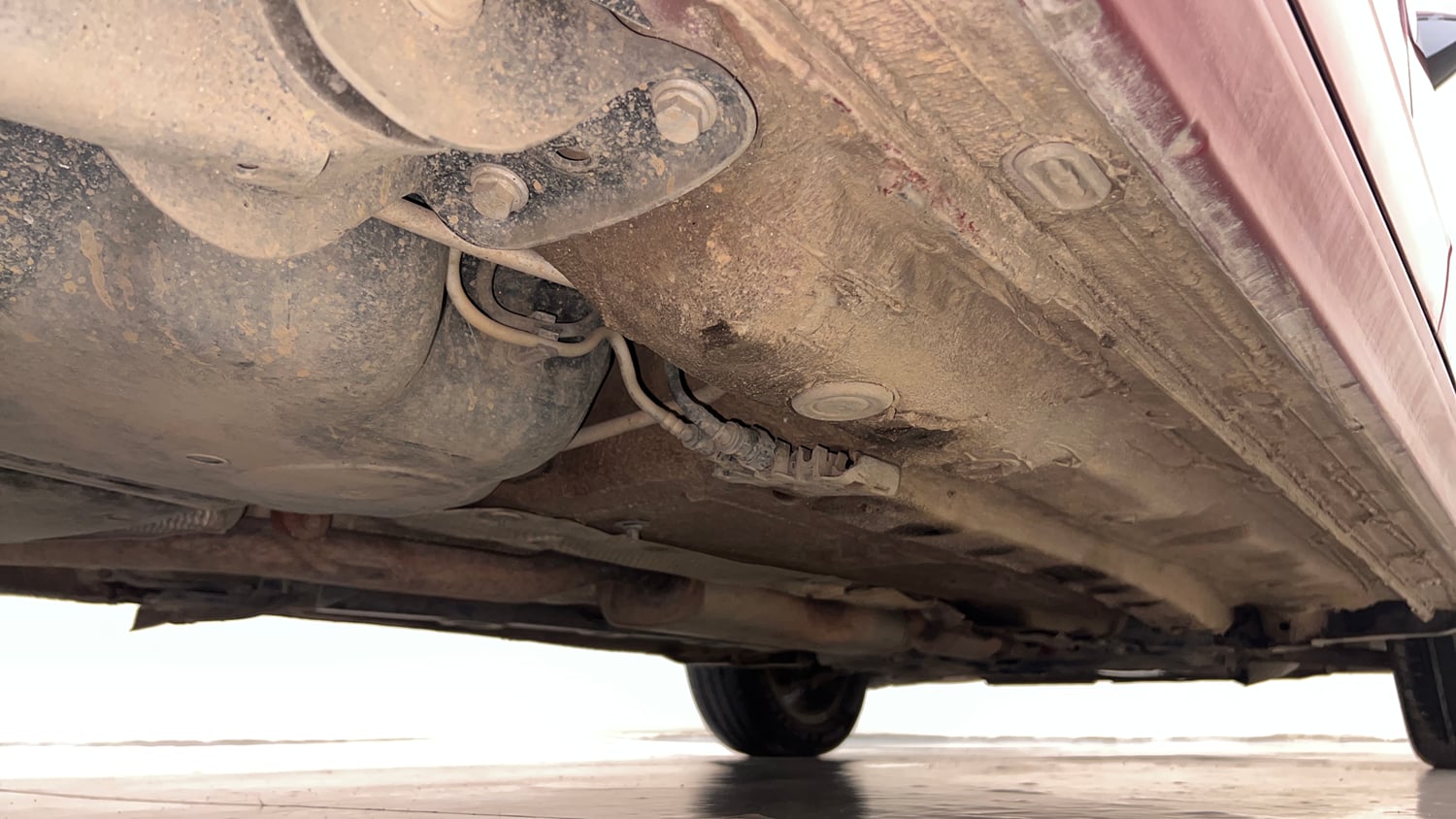 Used 2024 Volkswagen Virtus GT Plus 1.5 TSI EVO DSG Petrol Automatic extra REAR RIGHT UNDERBODY VIEW