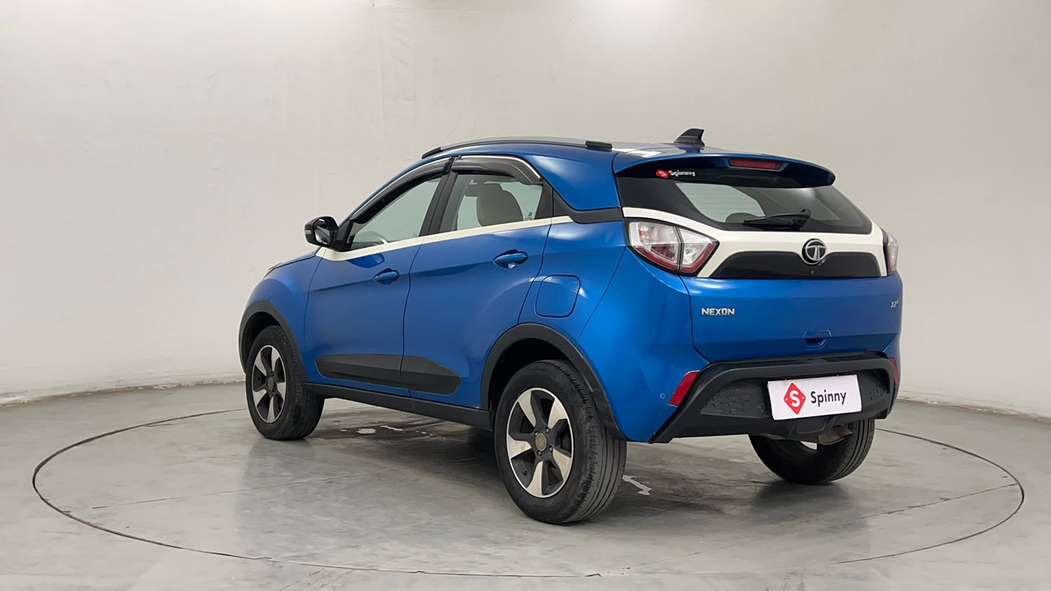 Used 2019 Tata Nexon XZ Plus Petrol Manual exterior LEFT REAR CORNER VIEW