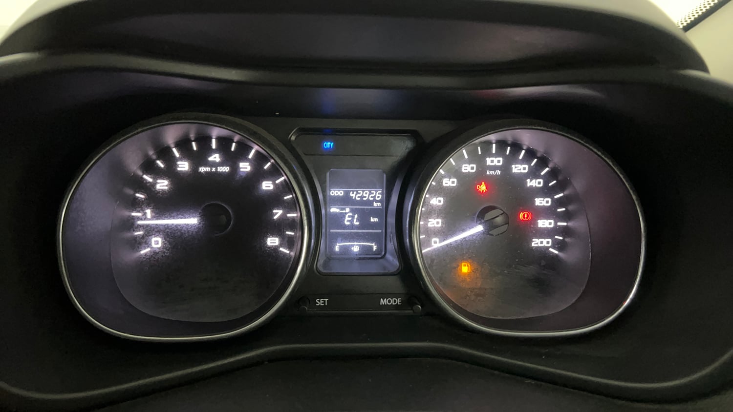 Used 2019 Tata Nexon XZ Plus Petrol Manual interior CLUSTERMETER VIEW