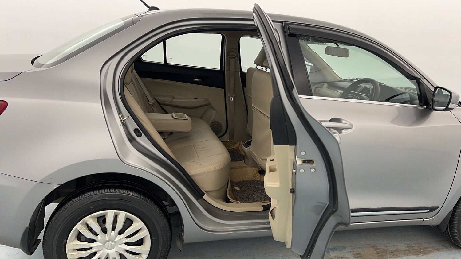 Used 2021 Maruti Suzuki Dzire VXi Petrol Manual interior RIGHT SIDE REAR DOOR CABIN VIEW