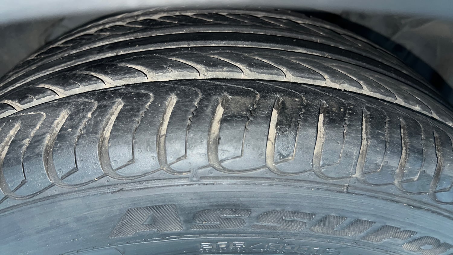 Used 2021 Ford EcoSport S MT 1.5 Ti-VCT Petrol Manual tyres RIGHT FRONT TYRE TREAD VIEW