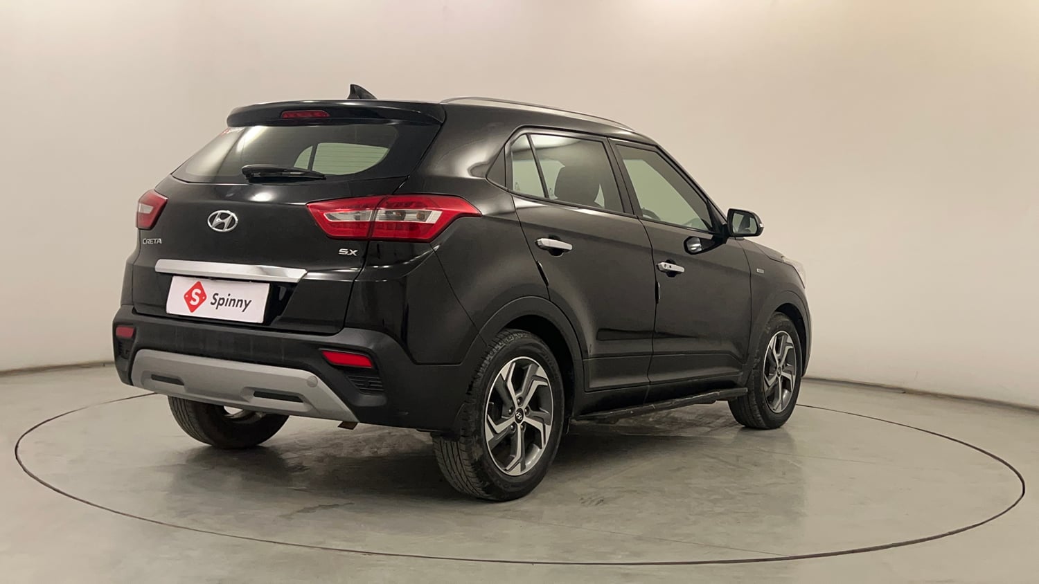 Used 2019 Hyundai Creta SX 1.6 AT Petrol Petrol Automatic exterior RIGHT REAR CORNER VIEW
