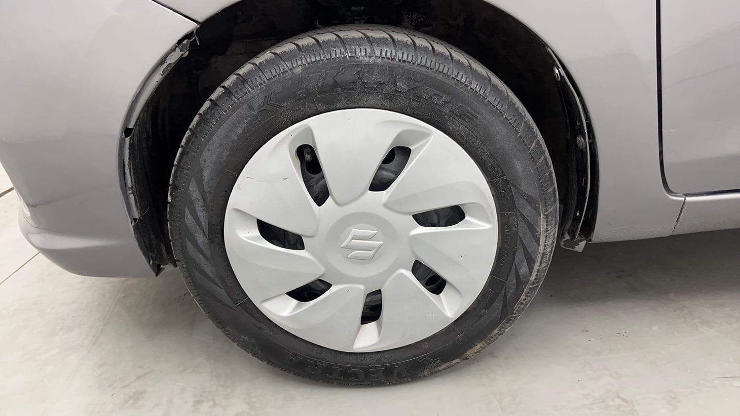 Used 2018 Maruti Suzuki Celerio VXi (O) CNG Cng Manual tyres LEFT FRONT TYRE RIM VIEW