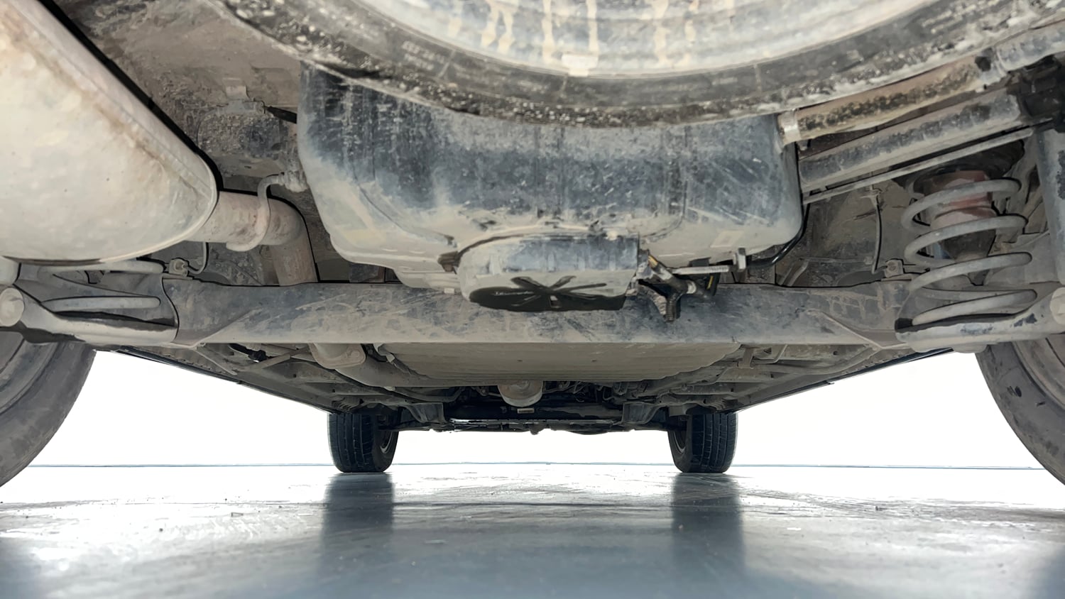 Used 2020 MG Motors Hector Plus Sharp 2.0 Diesel Diesel Manual extra REAR UNDERBODY VIEW (TAKEN FROM REAR)