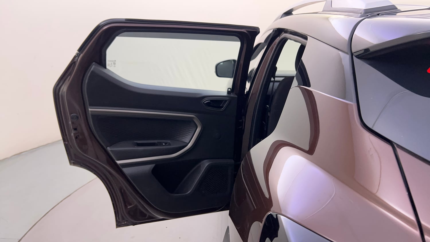 Used 2021 Renault Kiger RXZ AMT Dual Tone Petrol Automatic interior LEFT REAR DOOR OPEN VIEW