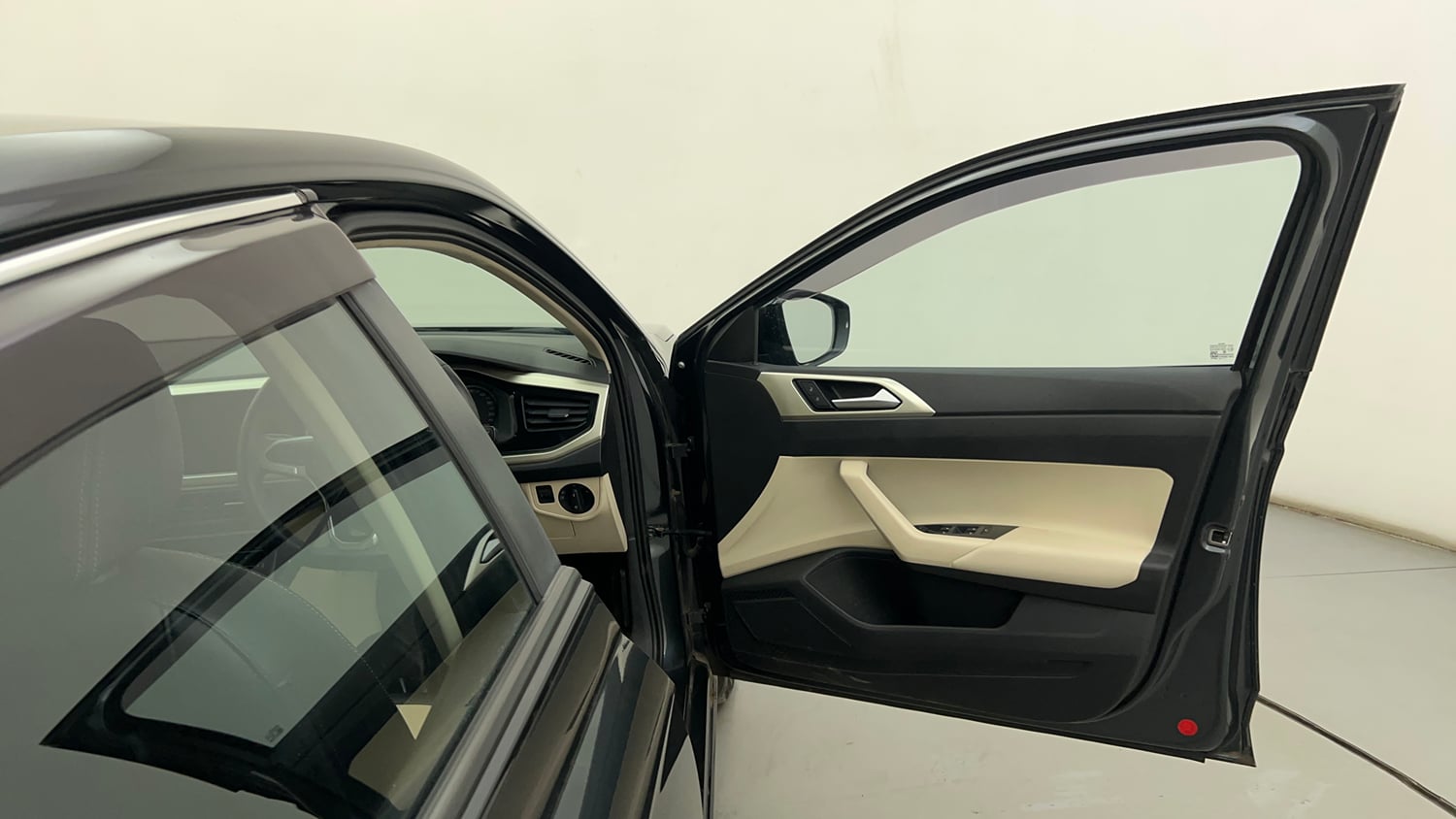 Used 2024 Volkswagen Virtus Highline 1.0 TSI MT Petrol Manual interior RIGHT FRONT DOOR OPEN VIEW
