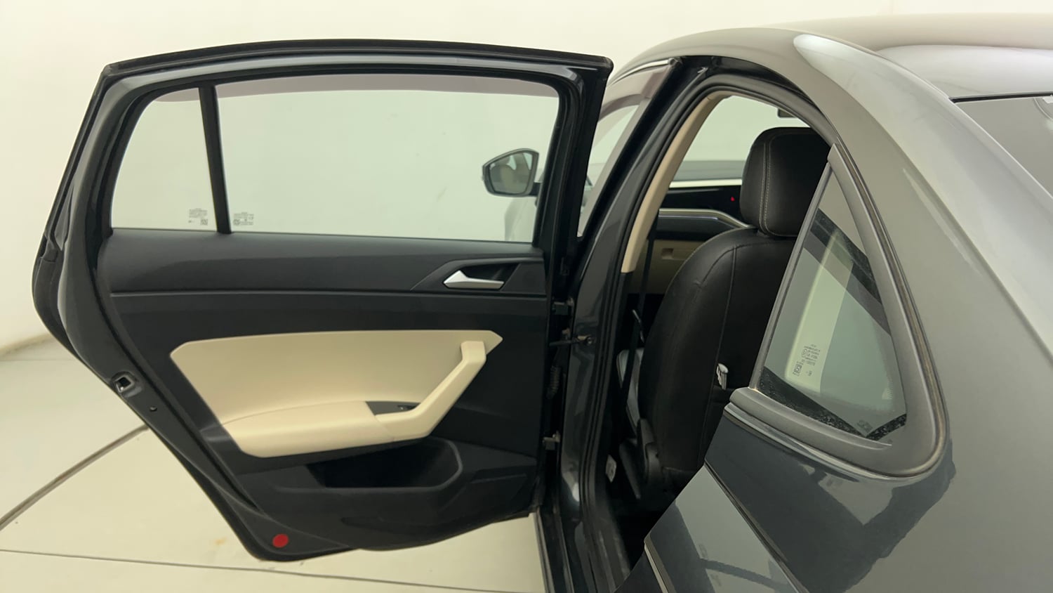 Used 2024 Volkswagen Virtus Highline 1.0 TSI MT Petrol Manual interior LEFT REAR DOOR OPEN VIEW