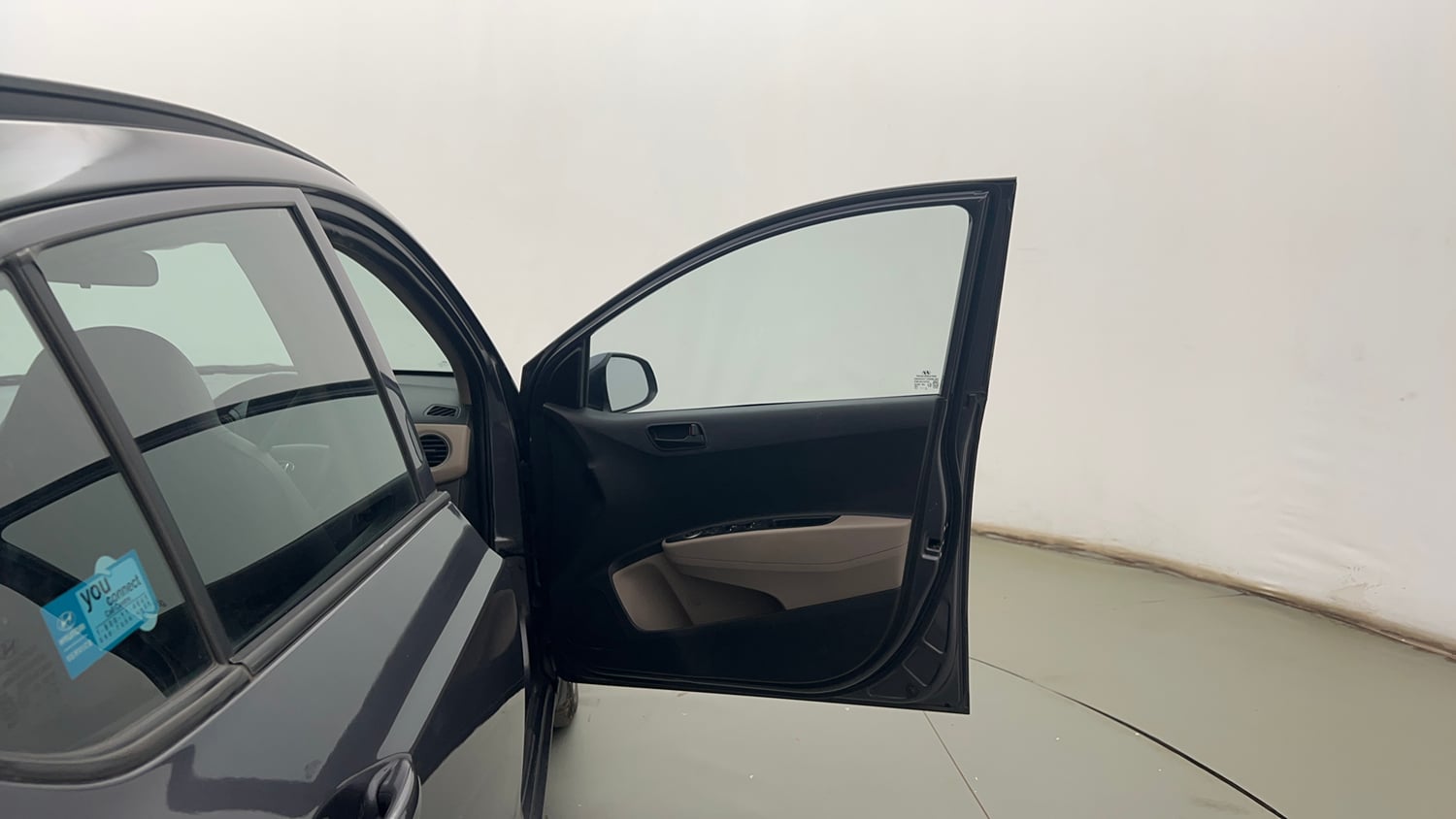 Used 2018 Hyundai Grand i10 Magna 1.2 Kappa VTVT Petrol Manual interior RIGHT FRONT DOOR OPEN VIEW