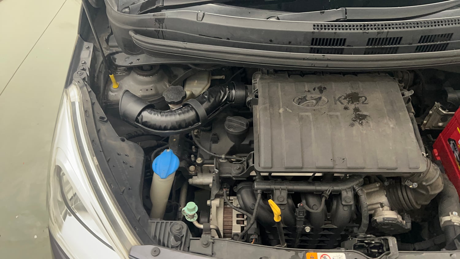 Used 2018 Hyundai Grand i10 Magna 1.2 Kappa VTVT Petrol Manual engine ENGINE RIGHT SIDE VIEW